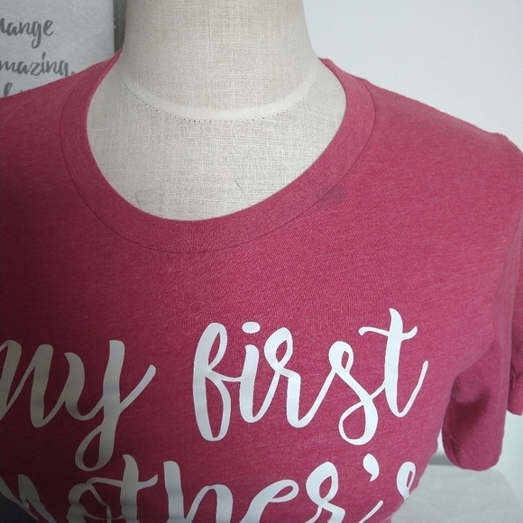 Bella Canvas Small Pink Mother's Day Tee - Picture 2 of 2
